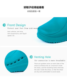 ANNO Soft Work Breathable Shoes for Women Men Light Nurse Clog Anti-slip Slipper Flat Hospital Kitchen Beatuty Salon