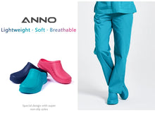 ANNO Soft Work Breathable Shoes for Women Men Light Nurse Clog Anti-slip Slipper Flat Hospital Kitchen Beatuty Salon