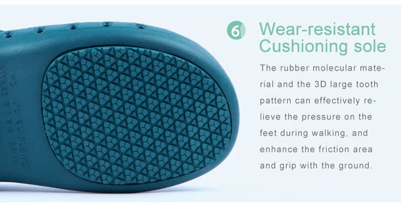 Soft Doctors Nurses Shoes EVA Anti-slip Clogs With Strap Operating Room Medical Slippers Chef Work Flat flip for Long Standing