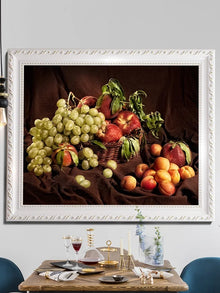 Mounted Retro European Solid Wood Oil Painting Photo Frame, Outside Frame, Advertising Picture Poster Frame, Custom Frame