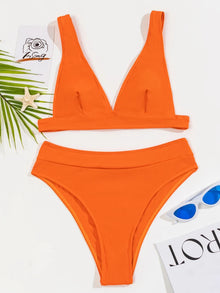 2023 New Sexy Bikini Solid Swimsuit Women Swimwear Push Up Bikini Set Brazilian Bathing Suit Summer Beach Wear Swimming Suit