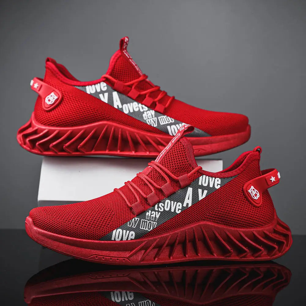 2023 Fashion Men's Sport Casual Shoes Spring Summer Breathable Men's Sneakers Mesh Lightweight Walking Shoes Sneaker Men Outwear