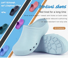 Soft Doctors Nurses Shoes EVA Anti-slip Clogs Operating Room Lab Slippers Chef Work Flat flip flop Suitable for Long Standing