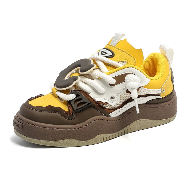 2023 Breathable Pu Sneakers Lover Casual Sport Shoes Designer Skateboarding Walking Shoes for Women Men