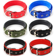 Pet Dog Colllar Soft Cotton Adjustable Collar For Dog Cat Accessories Small Large Dog Collars Golden Retriever Dulldog S-XL Size