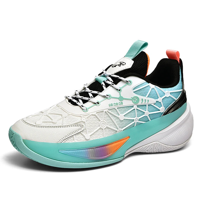 Brand Logo Custom Professional Men Outdoor Sports Sneakers US Eagle Design Luminous Reflective Mesh Women Basketball Style Shoes
