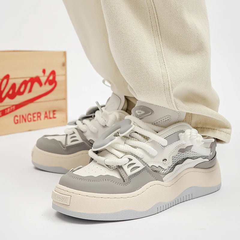 2023 Breathable Pu Sneakers Lover Casual Sport Shoes Designer Skateboarding Walking Shoes for Women Men