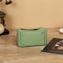 Lindi Bag Women's Genuine Leather Doctor Bag Mini Popular Niche Texturized TOGO Top Layer Cowhide Women's Bag Shoulder Crossbody Bag
