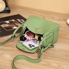 Lindi Bag Women's Genuine Leather Doctor Bag Mini Popular Niche Texturized TOGO Top Layer Cowhide Women's Bag Shoulder Crossbody Bag