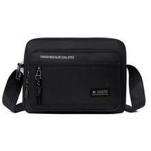 Men's Large Capacity Shoulder Bag Oxford Cloth Multifunctional Small Square Bag Fashionable Outdoor Work Commuter Casual Crossbody Bag