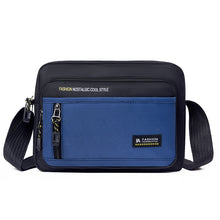 Men's Large Capacity Shoulder Bag Oxford Cloth Multifunctional Small Square Bag Fashionable Outdoor Work Commuter Casual Crossbody Bag