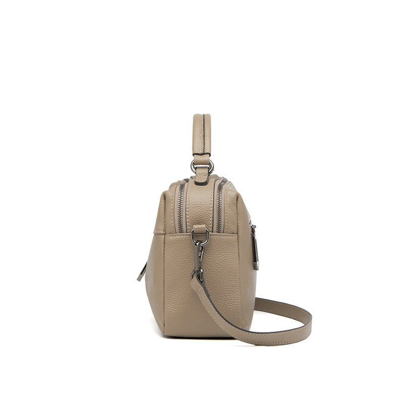 Limited Edition! Genuine Leather Handbag, Large Capacity, First-Layer Cowhide Shoulder Bag, 2026 New Fashion Women's Bag Sc1981