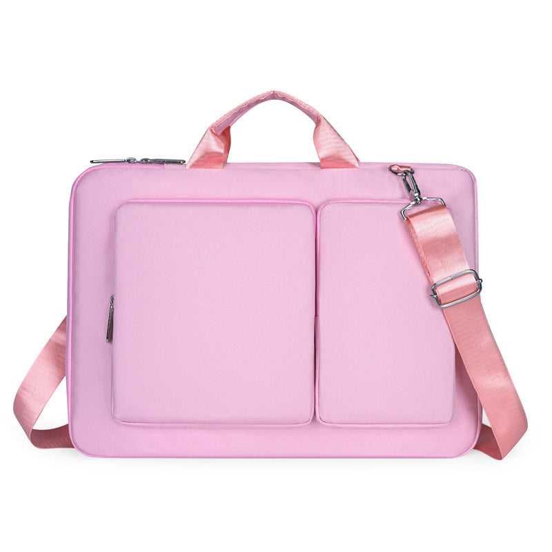 Large Capacity Crossbody Laptop Bag Multi-compartment Business Sleeve Bag Outdoor Commuter Men's and Women's Portable Briefcase