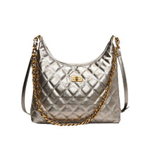 Cross-Border Quilted Saddle Bag, Autumn and Winter New Shoulder Bag, Fashionable Armpit Bag, Work Clothing Versatile Crossbody Bag