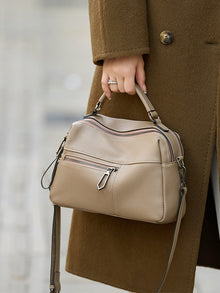 Limited Edition! Genuine Leather Handbag, Large Capacity, First-Layer Cowhide Shoulder Bag, 2026 New Fashion Women's Bag Sc1981