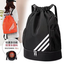 2024 New Drawstring Drawstring Pocket Backpack Outdoor Training Basketball Bag Large Capacity Travel Gym Bag Backpack