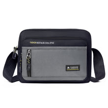 Men's Large Capacity Shoulder Bag Oxford Cloth Multifunctional Small Square Bag Fashionable Outdoor Work Commuter Casual Crossbody Bag