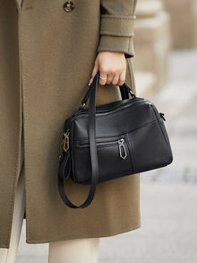 Limited Edition! Genuine Leather Handbag, Large Capacity, First-Layer Cowhide Shoulder Bag, 2026 New Fashion Women's Bag Sc1981
