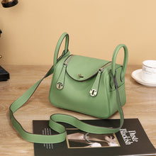 Lindi Bag Women's Genuine Leather Doctor Bag Mini Popular Niche Texturized TOGO Top Layer Cowhide Women's Bag Shoulder Crossbody Bag