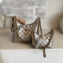 Cross-Border Quilted Saddle Bag, Autumn and Winter New Shoulder Bag, Fashionable Armpit Bag, Work Clothing Versatile Crossbody Bag