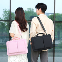 Large Capacity Crossbody Laptop Bag Multi-compartment Business Sleeve Bag Outdoor Commuter Men's and Women's Portable Briefcase