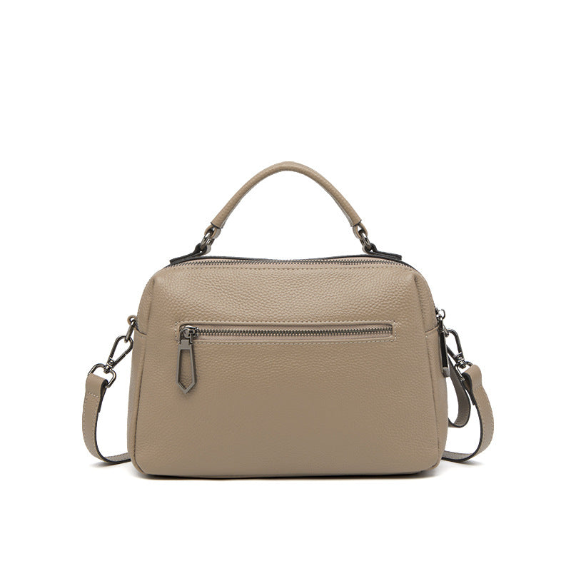 Limited Edition! Genuine Leather Handbag, Large Capacity, First-Layer Cowhide Shoulder Bag, 2026 New Fashion Women's Bag Sc1981