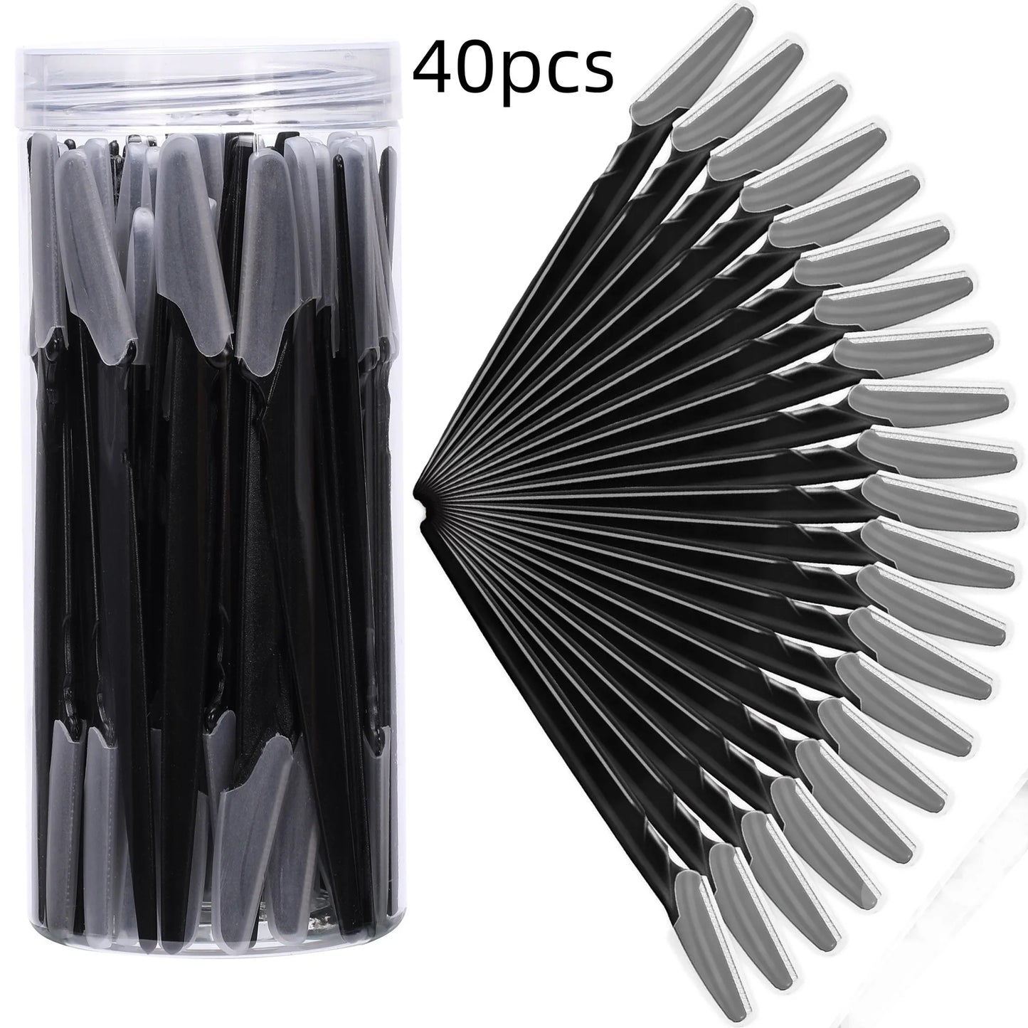 3/30/40Pcs Body Hair Removal Shaver Blades Eyebrows Shaping Knife Eyebrow Trimmer Makeup Beauty Tools Safe Eye Brow Razor Face