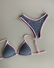 Wavecho Womens Two Piece Bikini Set Chain Detail Beachwear