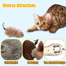 1/5pcs Fun and Interactive Plush Wind-Up Mouse Toy for Cats Dogs and Kids Mechanical Moving Animal Toy for Playtime and Pranks