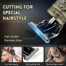 T9 Electric Hair Trimmer USB Shaver 0mm Bald Fade Portable