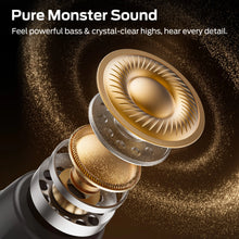 Monster Passive Noise Canceling Sleep Earphone Bluetooth 6.0 Sleep Earbuds for Side Sleepers Hifi Stereo TWS Wireless Headphone