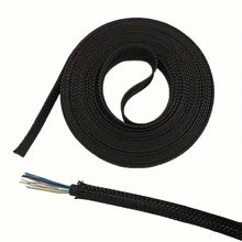 10m /32.8 ft Pet Expandable Braided Mesh Sleeve Black Flexible Wire Mesh Sleeve Tv Audio Pc Cable Protection Against Pet Chewing