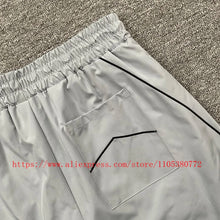 2026 New  RHUDE Men's Print Casual Shorts Loose Fit Nylon Drawstring Basketball Street Beach Shorts with Pockets Fast Delivery