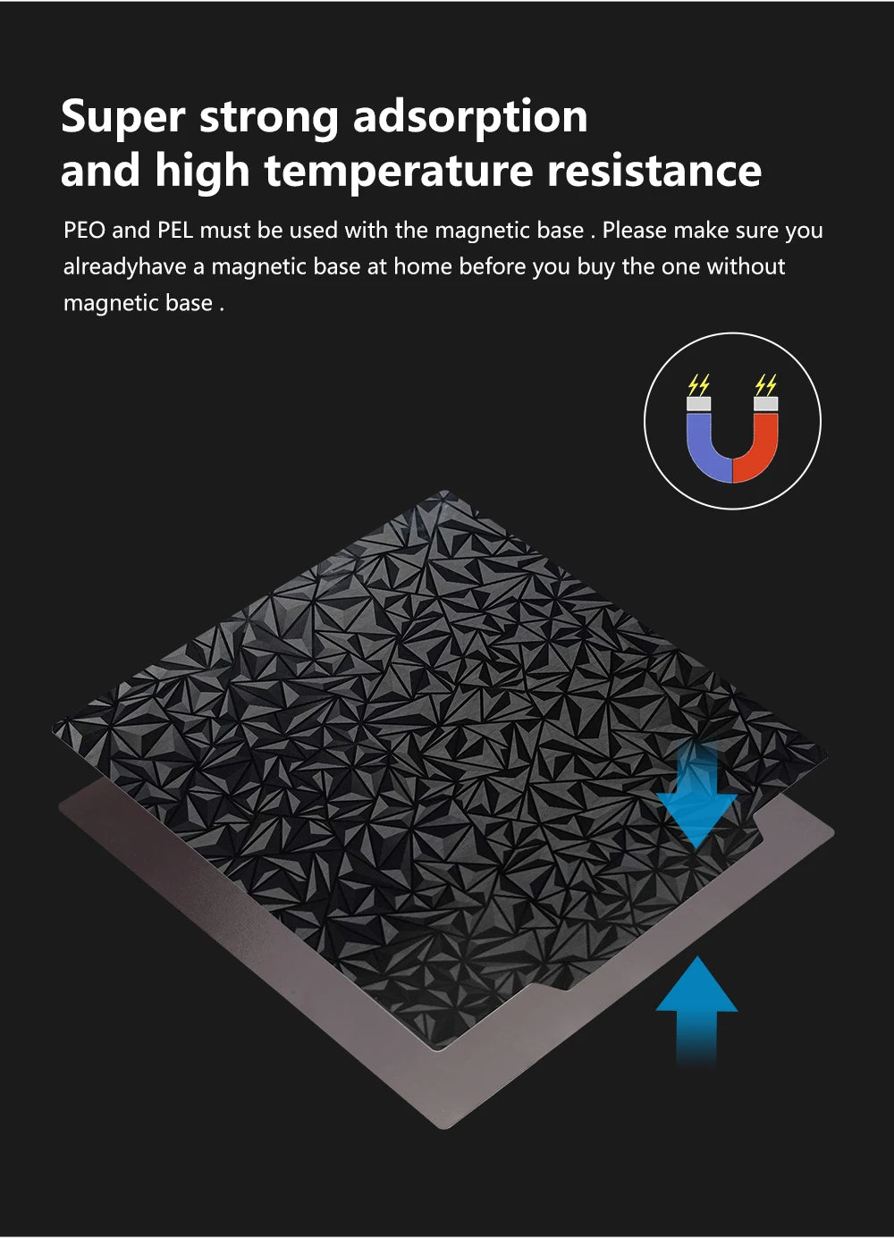 Pei Texture Sheet 235x235 For Ender 3 Elegoo Neptune 4 Pro Pet Peo Pey Magnetic Build Plate Sping Steel 3d Printer Heated Bed