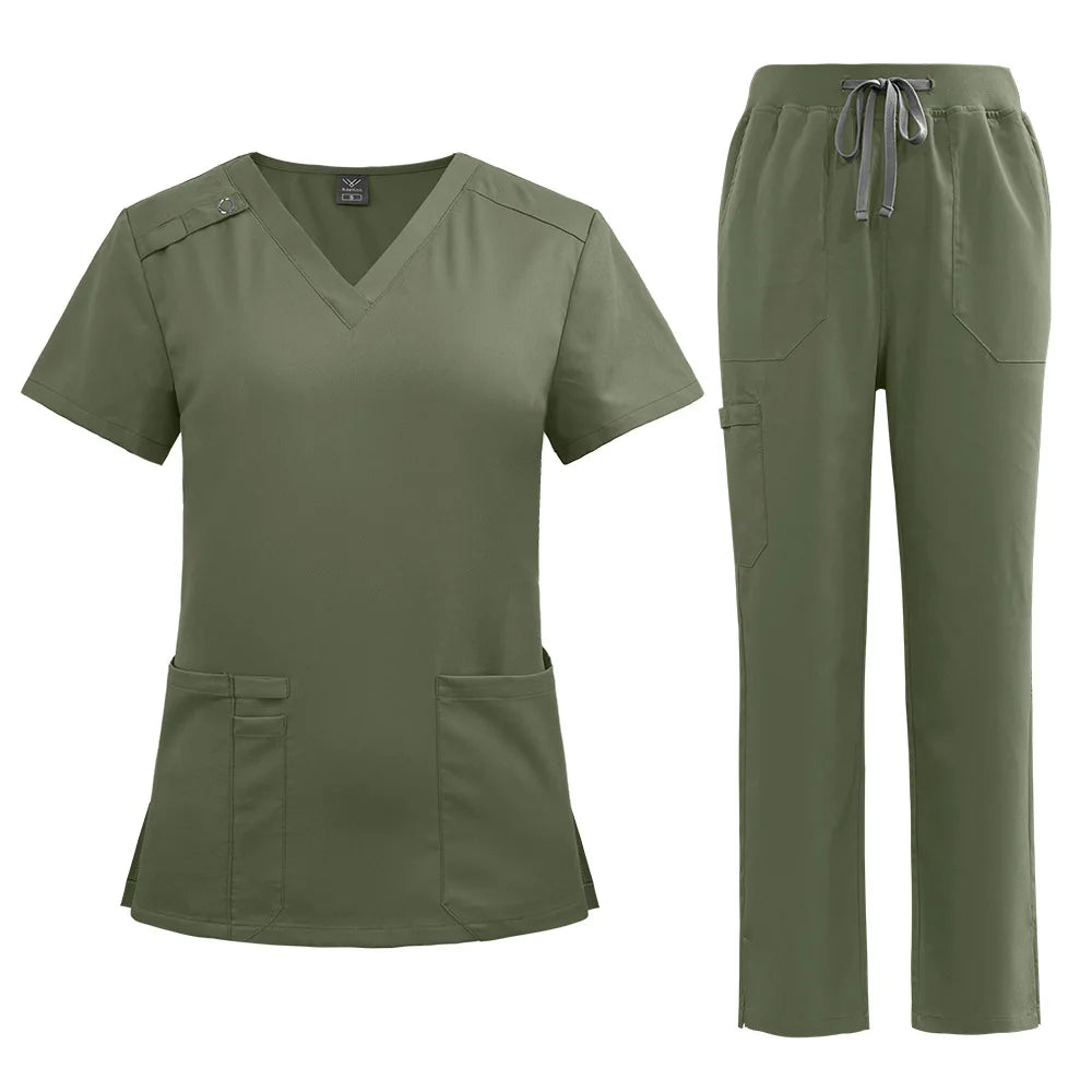 High Quality Design Medical Scrubs Sets Hospital Doctors Unisex Uniforms Nurses Accessories Dental Clinic Surgical Lab Workwear