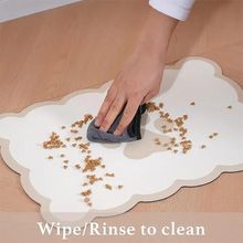 Pet Feeding Mat Absorbent Anti-Slip Dog Bowl Mat Diatomaceous Earth Pet Mats for Water and Food Bowl