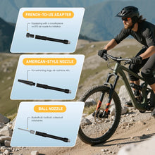 Carsun Mini Portable Electric Bicycle Pump Wireless Tire Inflator 150Psi Max 480Mah Battery with Display