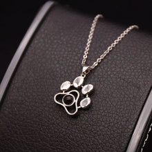 Custom Color Photo Projection Necklace Dog Paw Copper Pendant Titanium Steel Chain 2025 Girlfriend Mom Festival Romantic Gifts