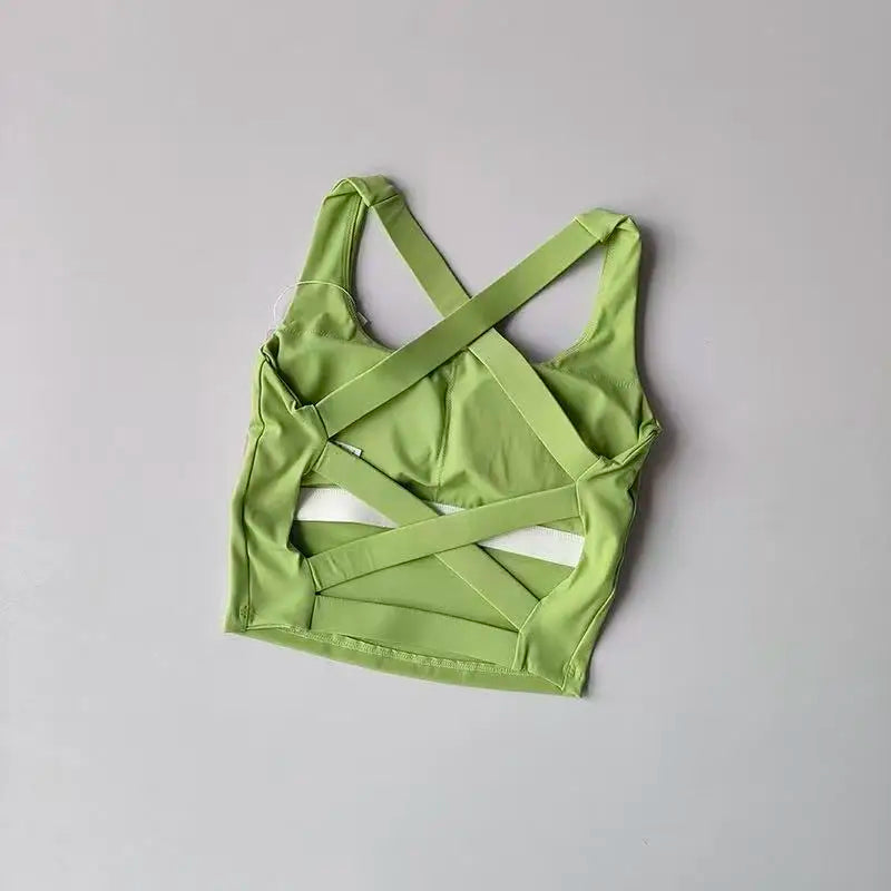 Seamless Sports Bra Women Push Up Breathable Fitness Top