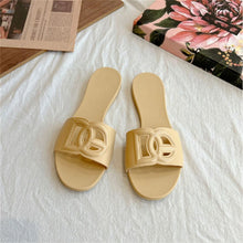 2026 Summer New Women's Flat Flat Comfortable Casual Fashion Versatile Hollow Slippers