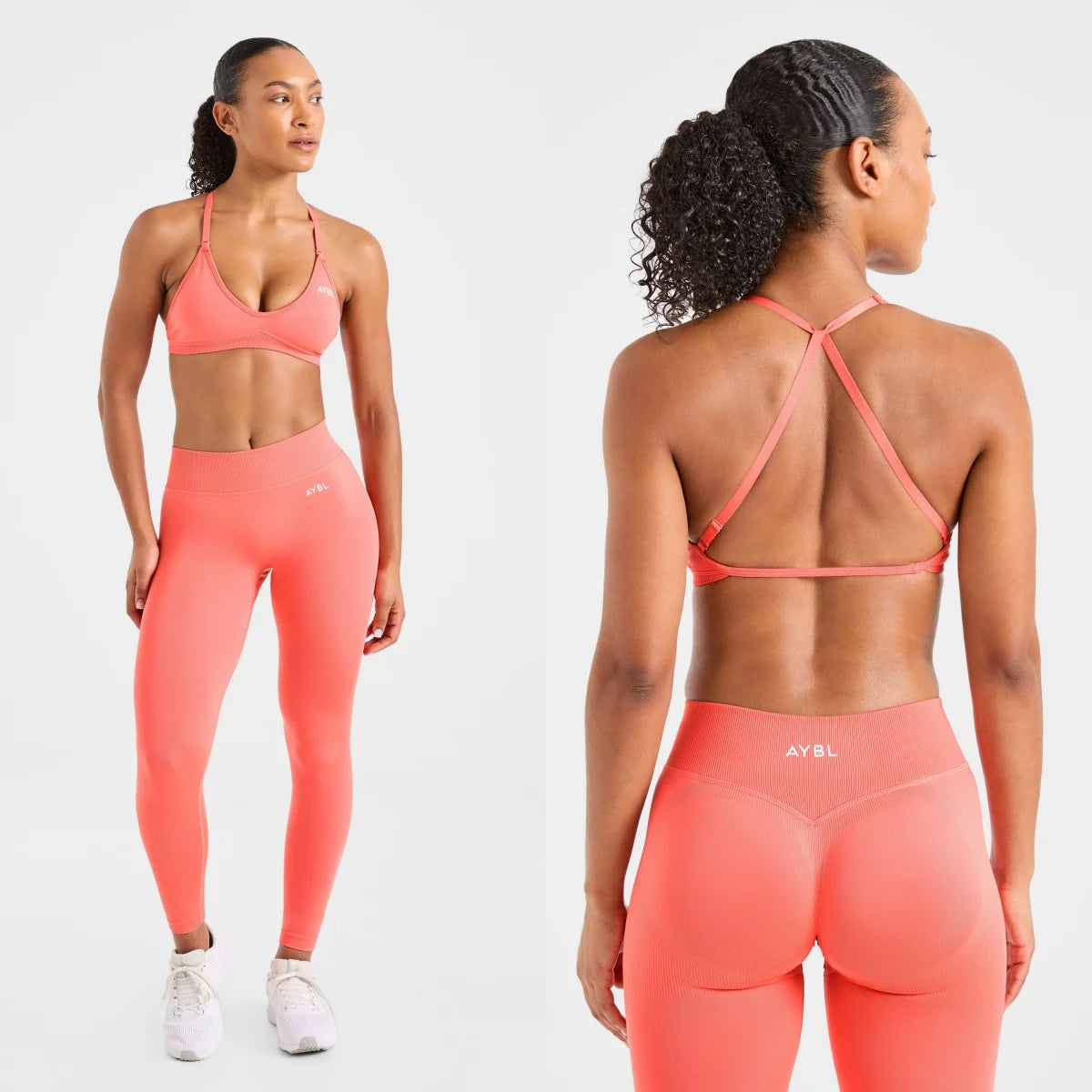 2 Pieces Set Adapt Seamless Strappy Sports Bra Leggings Set Yoga Fitness Set Women Workout Running Sports Leggings Gym Suit