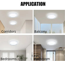 Modern Ultra Thin Crystal Ceiling light Round Ceiling Home Lamp Cool White Suitable for Balcony Kitchen Bedroom Light AC85-260V