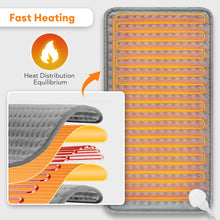 60x30CM Electric Heating Pad with 9 Levels Constant Temp 4 Modes Timer Body Warming Thermal Mat for Leg Abdomen Hand Thermal Mat