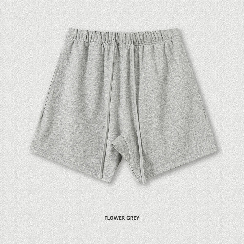 ZODF 2025 Summer Men Heavy Weight 425gsm Cotton Shorts Unisex Women Loose High Street Comfortable Solid Pants Streetwears HY0495