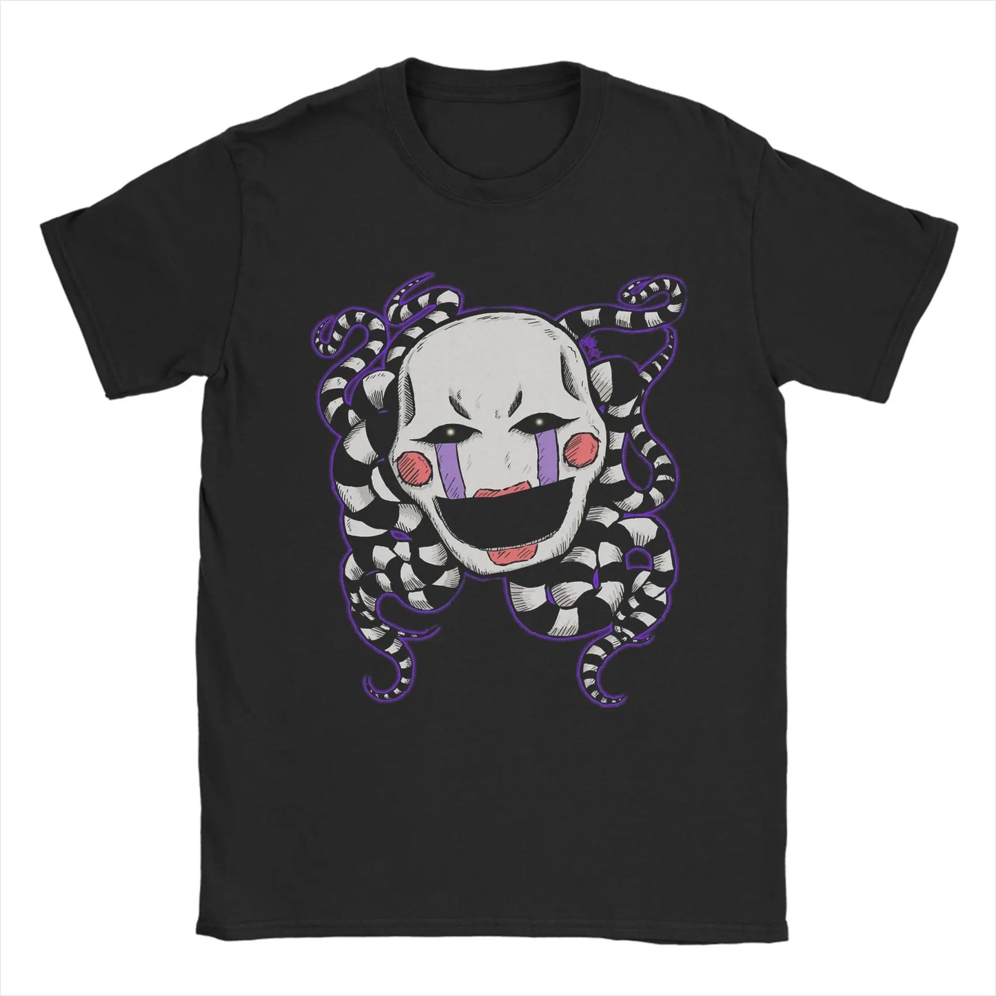 Men's T-Shirt FNAF At Freddys Amazing Cotton Tee Shirt Short Sleeve  T Shirts Crewneck Tops Plus Size