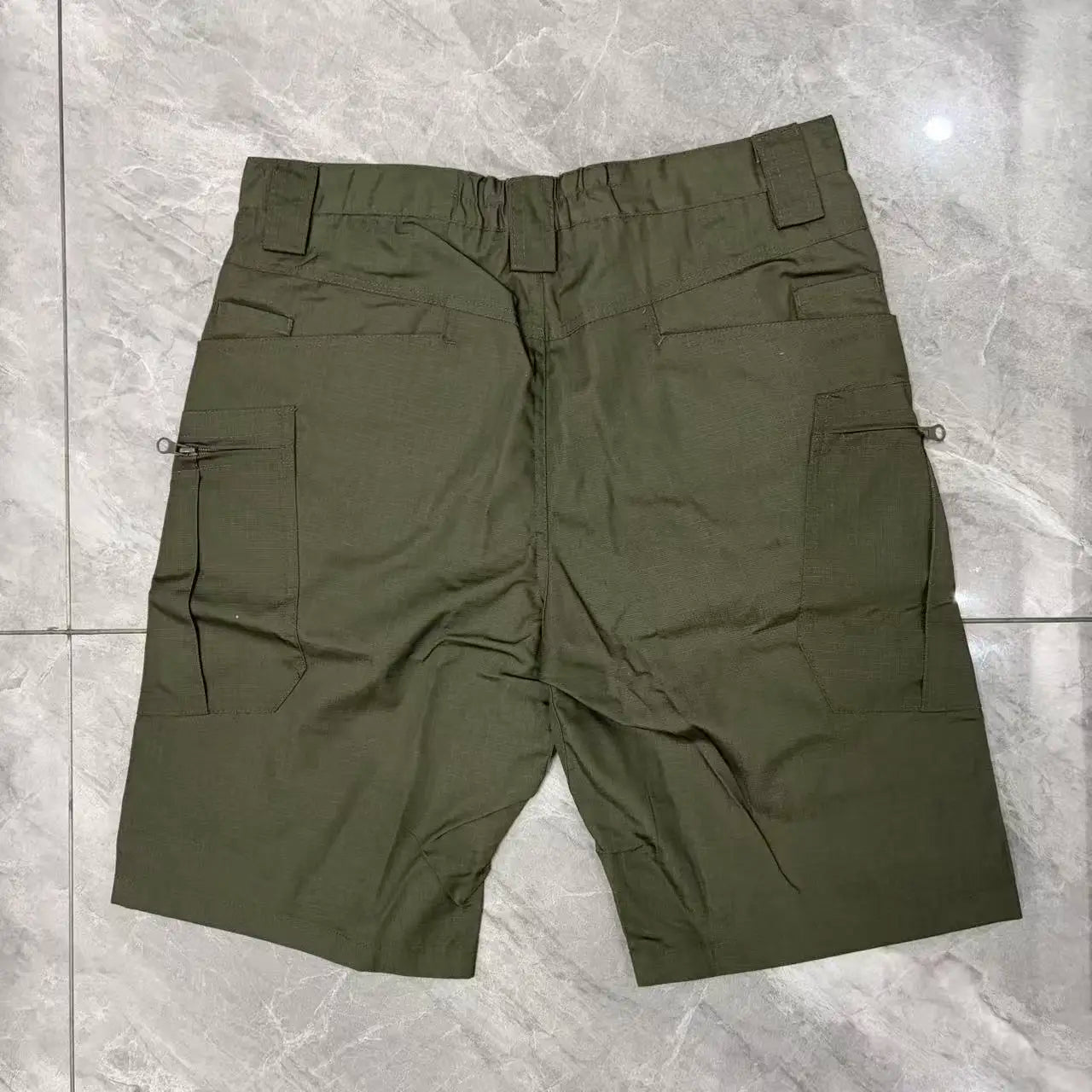 Charge shorts, sports pants, men's slim fit high waisted zipper pocket five quarter pants, casual shorts, outdoor hiking pants