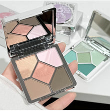 5 Colors Eyeshadow Palette Purple Glitter Pearlescent Matte Eye Shadow Shimmer Makeup Long Lasting Women Beauty Eye Cosmetics