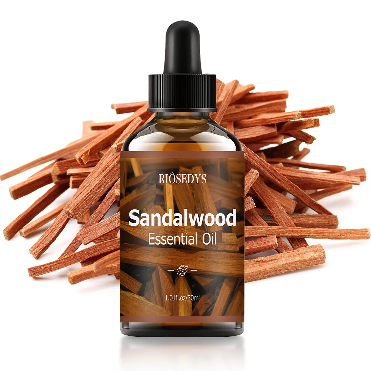 HUILE ESSENTIELLE DE SANTAL, huile de massage hydratante et nourrissante adaptée aux soins de la peau, à la parfumerie, au massage et à tous les types de peau.