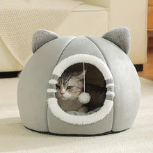 Deep Sleeping Cat Bed Cave Nest With Soft Mat Bed For Cats Pet Products  Bag Sofa Pet  House Dog Basket Tent Bearded  Cama Para