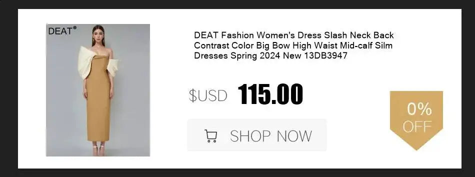 DEAT Fashion Shoulder Sequin Mesh Diamond Suspender Dress Women's Slim Fit High Waist Ankle-length Dresses New 7A846